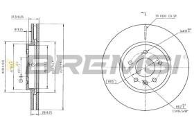 BREMSI CD9052V - DISCOS DE FRENO ALFA ROMEO