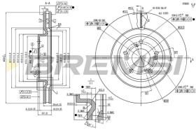 BREMSI CD9069V - DISCOS DE FRENO HONDA