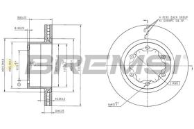 BREMSI CD9104V - DISCOS DE FRENO VW, MAN