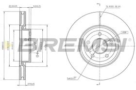 BREMSI CD9106V - DISCOS DE FRENO VW, MAN