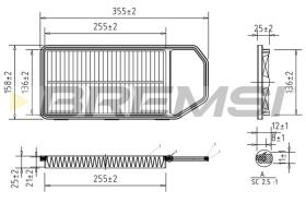 BREMSI FA2397 - FILTRO DE AIRE SUZUKI