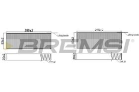 BREMSI FC2481A - FILTRO HABITACULO PEUGEOT