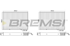 BREMSI FC2541C - FILTRO HABITACULO MERCEDES-BENZ