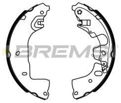 BREMSI GF1121 - JGO.ZAPATAS DE FRENO VW, AUDI, SKODA, CUPRA