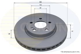 COMLINE ADC5209V - DISCO FRENO REVESTIDO COMLINE