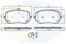 COMLINE CBP03526 - PASTILLAS DE FRENO COMLINE