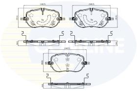 COMLINE CBP03688 - PASTILLAS DE FRENO COMLINE