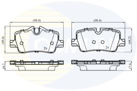 COMLINE CBP03697 - PASTILLAS DE FRENO COMLINE