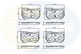 COMLINE CBP04016 - PASTILLAS DE FRENO COMLINE