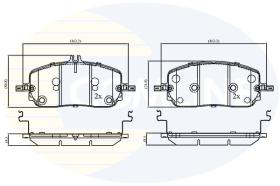 COMLINE CBP04018 - PASTILLAS DE FRENO COMLINE