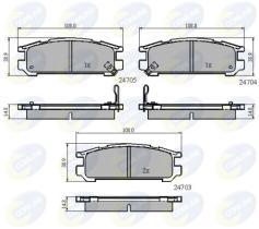 COMLINE CBP3218 - PASTILLAS DE FRENO COMLINE