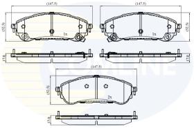 COMLINE CBP33068 - PASTILLAS DE FRENO COMLINE
