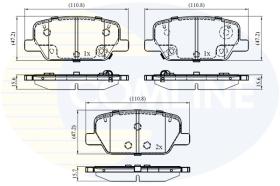 COMLINE CBP33297 - PASTILLAS DE FRENO COMLINE