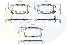 COMLINE CBP33494 - PASTILLAS DE FRENO COMLINE