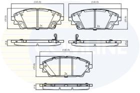 COMLINE CBP33527 - PASTILLAS DE FRENO COMLINE