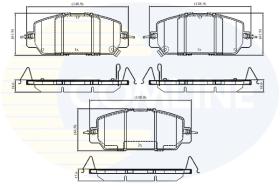 COMLINE CBP33528 - PASTILLAS DE FRENO COMLINE