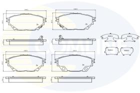 COMLINE CBP33772 - PASTILLAS DE FRENO COMLINE