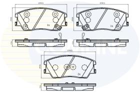 COMLINE CBP33967 - PASTILLAS DE FRENO COMLINE
