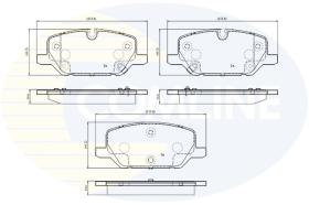 COMLINE CBP34025 - PASTILLAS DE FRENO COMLINE